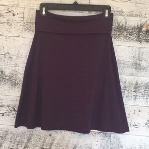 Old Navy Fold Over Purple Aline Yoga 